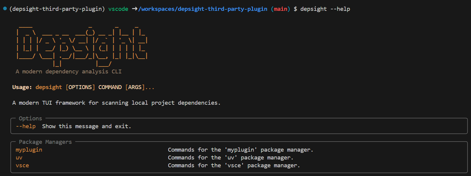 Depsight CLI